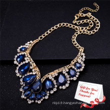 Luxueux Big Blue Gemstone bijoux en haute qualité Cadeaux Collier